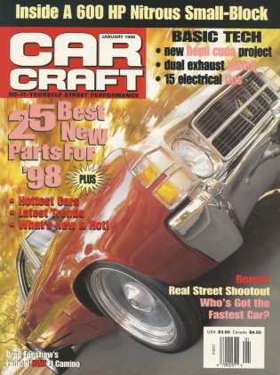 CAR CRAFT 1998 JAN - FOTI’s LAPD, BLOWN Z/28, T/A-WS6